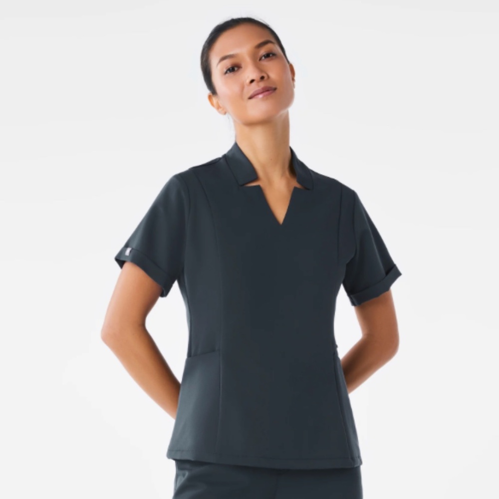 Dark Harbor Inala Slim Scrub Top | Figs